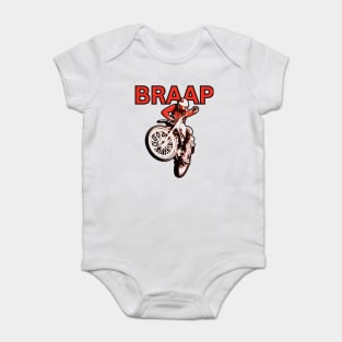 Braap Vintage Motocross Baby Bodysuit